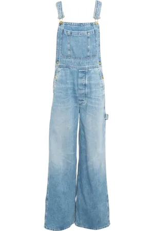 Cycle Kombinezony, Kobieta, Niebieski, M, Denim, Niebieska Salopetka Dżinsowa Overall