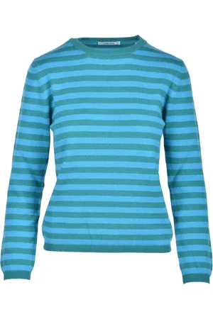 KANGRA CASHMERE Swetry, Kobieta, Niebieski, S, Kaszmir, Maglia