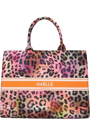 GAËLLE Torebki, Kobieta, Wielobarwność, ONE SIZE, Torba Shopper w Groszki z Zamknięciem na Zamek