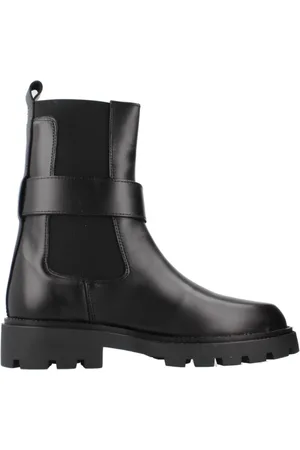 Alpe Buty, Kobieta, Czarny, 37 EU, Klasyczne Chelsea Botki Styl Agnes