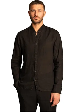 TRANSIT Koszule, Mężczyzna, Czarny, M, Casual Shirts