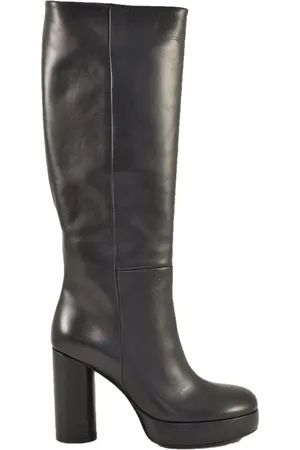 vic matiè Buty, Kobieta, Czarny, 36 EU, Skórzany kozak - 11 cm obcas