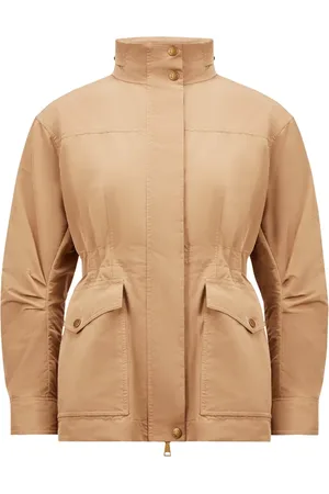 Moncler Płaszcze, Kobieta, Beżowy, M, Krótka Parka