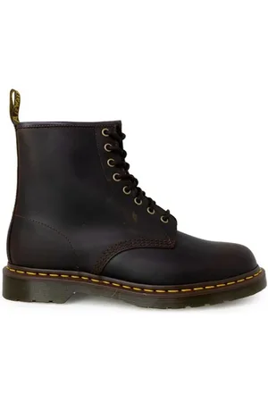 Dr. Martens Buty, Mężczyzna, brązowy, 41 EU, Amfibijskie Skórzane Buty z Obcasem 1,5 cm