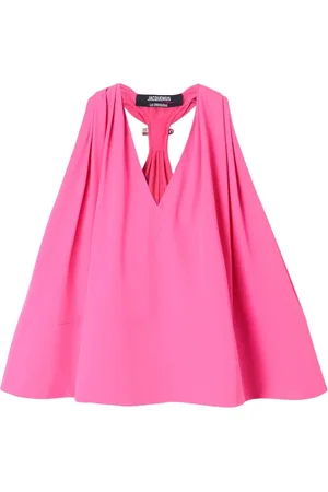 Jacquemus Koszulki, Kobieta, Różowy, M, Różowy Top Norma Styl