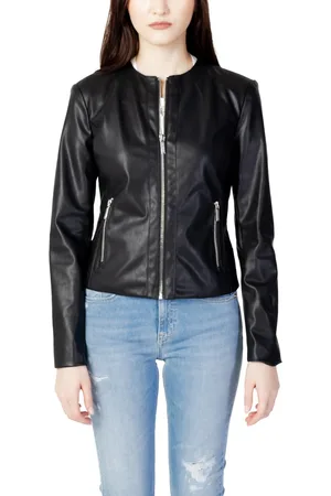 Armani Exchange Kurtki, Kobieta, Czarny, M, Kurtka Damska Wiosna/Lato z Poliestru