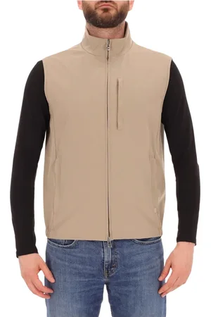 Paul & Shark Kurtki, Mężczyzna, Beżowy, L, Stylowy Gilet Kamizelka dla Mężczyzn