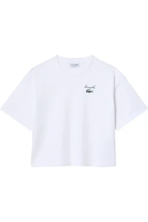 Lacoste Koszulki, Kobieta, Biały, S, Białe T-shirty i Pola