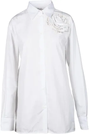 ERMANNO SCERVINO Bluzki, Kobieta, Biały, L, Koszula