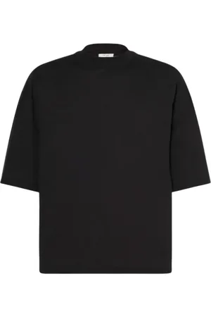 The Row Koszulki, Mężczyzna, Czarny, M, Elegant Mock Neck T-shirt