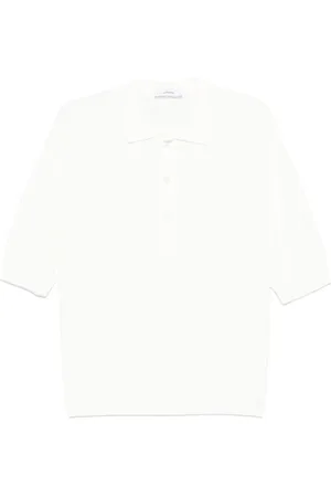 LARDINI Koszulki, Mężczyzna, Biały, S, Biała Koszulka Polo Stylowa Ekologiczna