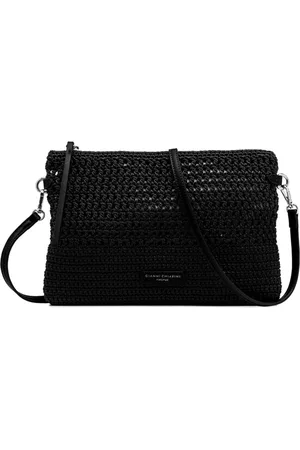Gianni chiarini Torebki, Kobieta, Czarny, ONE SIZE, Czarna Torba Skórzana Victoria