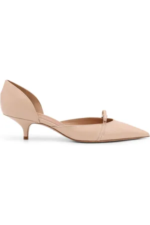 Salvatore Ferragamo Buty, Kobieta, Beżowy, 36 EU, Beżowe szpilki z kokardą