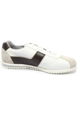 CAR SHOE Buty, Mężczyzna, Biały, 41 EU, Włoskie Skórzane Buty w Brązowym