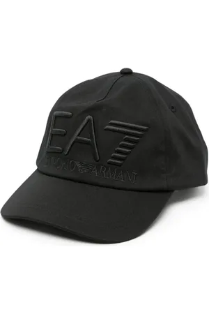 EA7 Akcesoria, unisex, Czarny, M, Bawełna, Casualowa czapka baseballowa