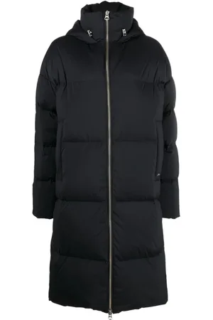 J Lindeberg Płaszcze, Kobieta, Czarny, S, Nylon, Czarna Kurtka Puchowa Parka