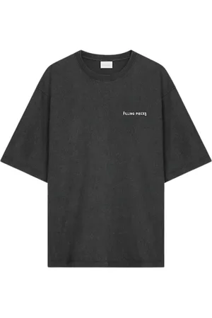 Filling pieces Koszulki, Kobieta, Czarny, L, Vintage Boxy T-Shirt