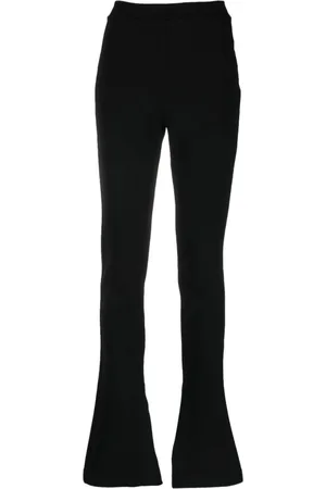 OFF-WHITE Spodnie, Kobieta, Czarny, S, Wide Trousers