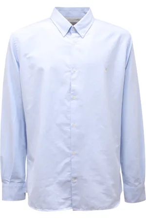 BROOKSFIELD Koszule, Mężczyzna, Niebieski, 4XL, Flanelowa koszula Made in Italy