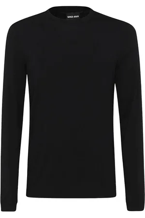 Giorgio Armani Koszulki, Mężczyzna, Czarny, 2XL, Czarna kolekcja T-shirtów i Polo