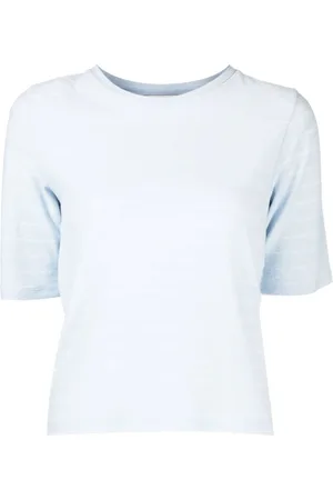 Vince Koszulki, Kobieta, Niebieski, L, T-Shirts