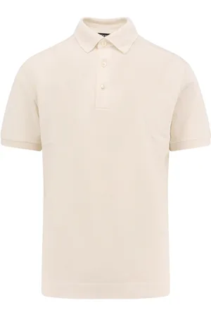Ermenegildo Zegna Koszulki, Mężczyzna, Biały, M, Białe T-shirty i Pola Regular Fit