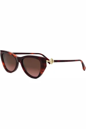 Fendi Akcesoria, unisex, brązowy, ONE SIZE, Stylowe okulary przeciwsłoneczne do każdego looku