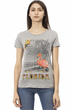 Trussardi Koszulki, Kobieta, Szary, S, T-Shirts