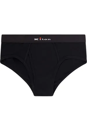 Kiton Bielizna, Mężczyzna, Czarny, M, Czarne bielizna z nadrukiem logo