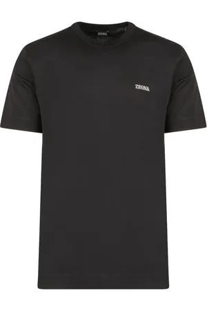 Ermenegildo Zegna Koszulki, Mężczyzna, Niebieski, M, Niebieskie koszulki i pola z haftem logo