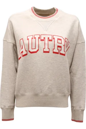 Autry Bluzy, Kobieta, Szary, L, Melanżowy Sweter Główny Damska Odzież