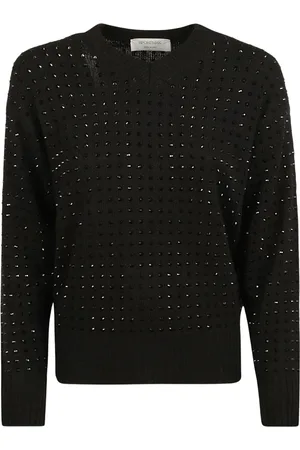 Sportmax Swetry, Kobieta, Czarny, S, Czarny Top UTA