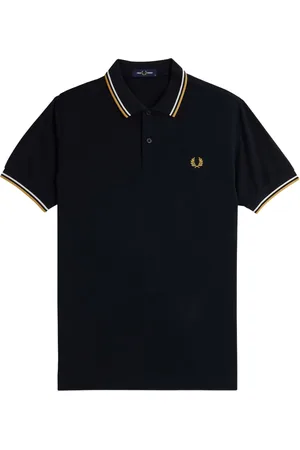 Fred Perry Koszulki, Mężczyzna, Niebieski, S, Klasyczna Polo z Podwójnymi Lamówkami