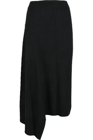 Max Mara Spódnice, Kobieta, Czarny, S, Kaszmir, Spódnica Lana Cashmere