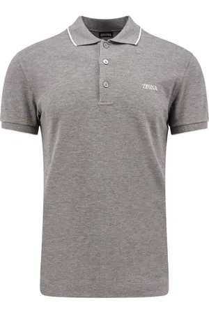 Ermenegildo Zegna Koszulki, Mężczyzna, Szary, S, Szare T-shirty i Pola z Krótkimi Rękawami