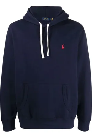 Ralph Lauren Bluzy, Mężczyzna, Niebieski, 2XL, Bluzy z kapturem