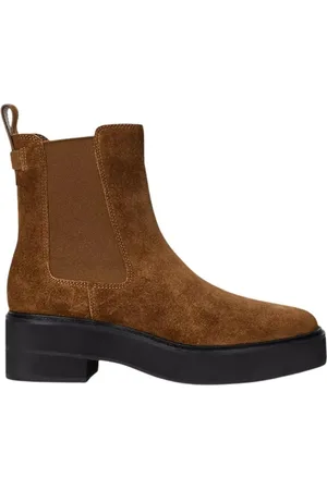 Ralph Lauren Buty, Kobieta, brązowy, 38 1/2 EU, Zamsz, Buty Brązowe
