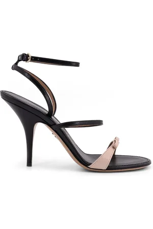 Salvatore Ferragamo Buty, Kobieta, Czarny, 36 1/2 EU, Czarne sandały z ikoniczną kokardą