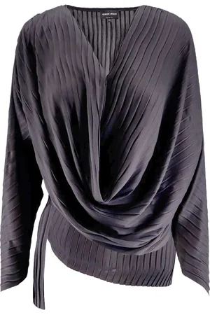 Giorgio Armani Bluzki, Kobieta, Szary, M, Stylowe Szare Koszulki i Pola