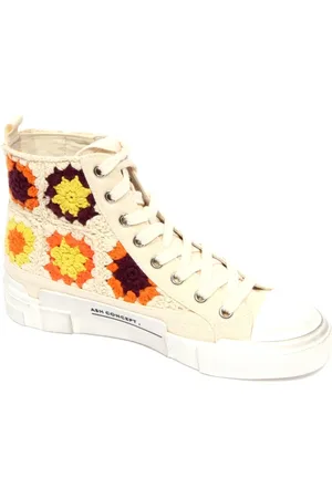 Ash Buty, Kobieta, Wielobarwność, 36 EU, Szydełkowe Geometryczne Buty Vintage