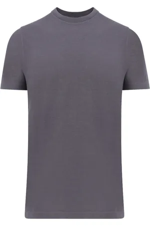 ZANONE Koszulki, Mężczyzna, Szary, 4XL, Szare T-shirty i Pola Regular Fit