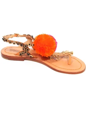 Maliparmi Buty, Kobieta, Wielobarwność, 37 EU, Rafia Croc Sandal