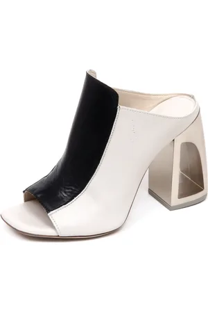vic matiè Buty, Kobieta, Szary, 36 EU, Szara Sandał Sabot Buty Made in Italy