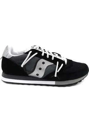 Saucony Buty, Mężczyzna, Czarny, 42 EU, Czarne stylowe trampki dla mężczyzn