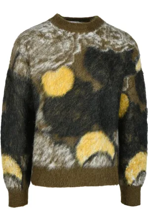 Msgm Swetry, Mężczyzna, brązowy, L, Sweter z mieszanką moheru