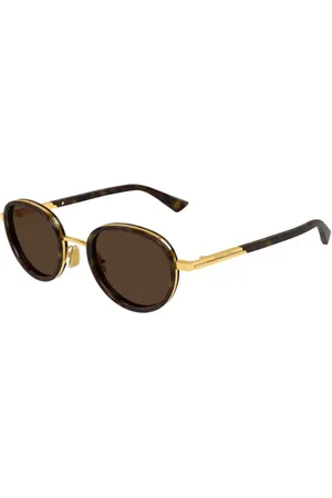 Bottega Veneta Akcesoria, unisex, Żółty, ONE SIZE, Stylowe Bv 1372S Okulary przeciwsłoneczne