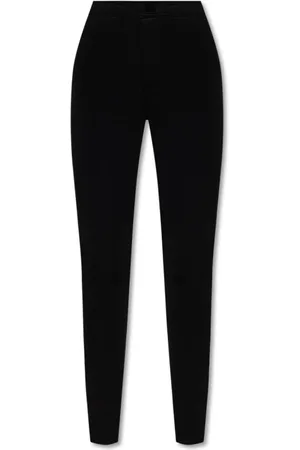 Saint Laurent Spodnie, Kobieta, Czarny, M, Spodnie Slim-fit