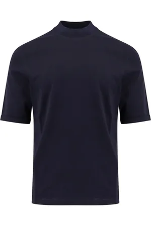 Brunello Cucinelli Koszulki, Mężczyzna, Niebieski, M, Niebieskie T-shirty i Pola