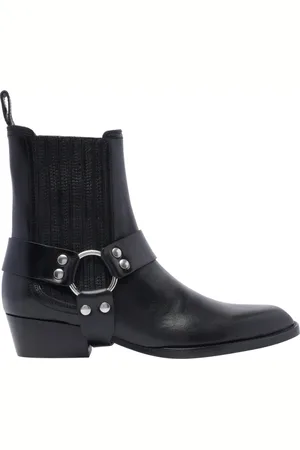 PARIS TEXAS Buty, Kobieta, Czarny, 36 EU, Len, Helena Ankle Botki