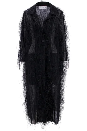 Lanvin Sukienki, Kobieta, Czarny, L, Elegancka Sukienka na Imprezę z Mieszanki Jedwabiu